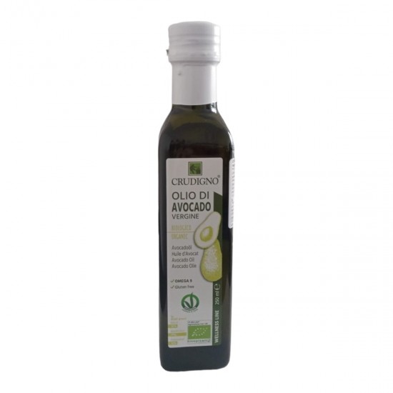 Bio Ulei Virgin de Avocado 250 ml Crudigno