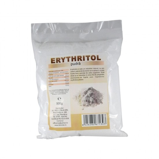 Eritritol / Erythritol pulbere 500g Deco