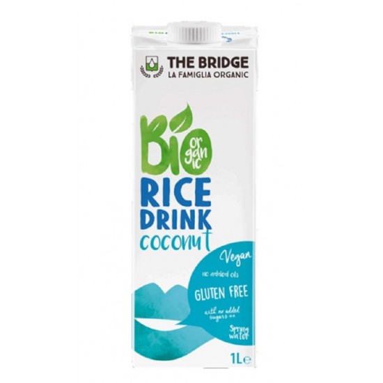 Bio bautura din orez cu cocos 1L ,,fara gluten'' The Bridge